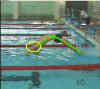 Focus X3 showing an annotated swim start